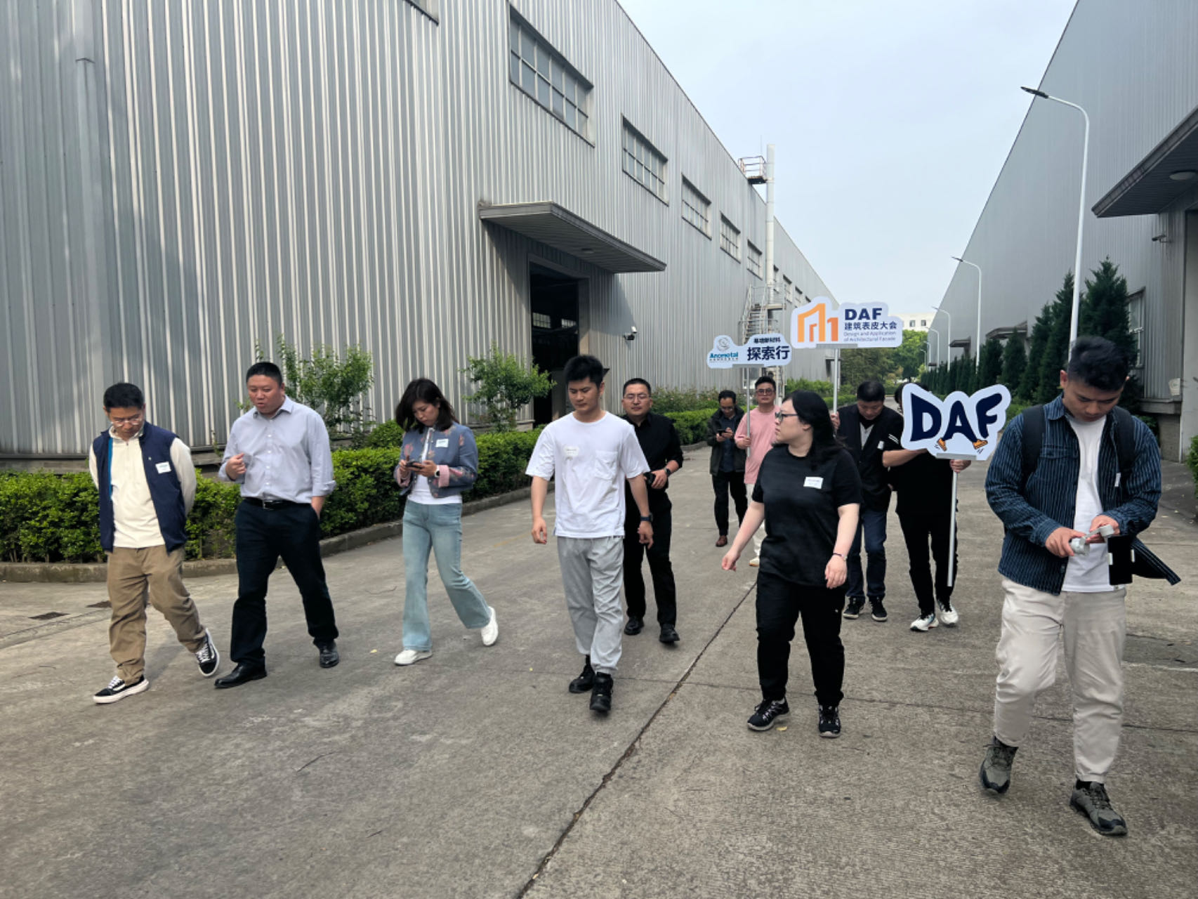 DAF inspection, curtain wall new materials exploration line first battle success!(图15)